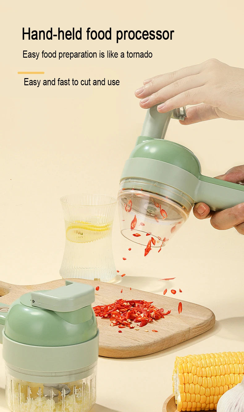 TurboSlice -4- in -1 Handheld Electric Slicer