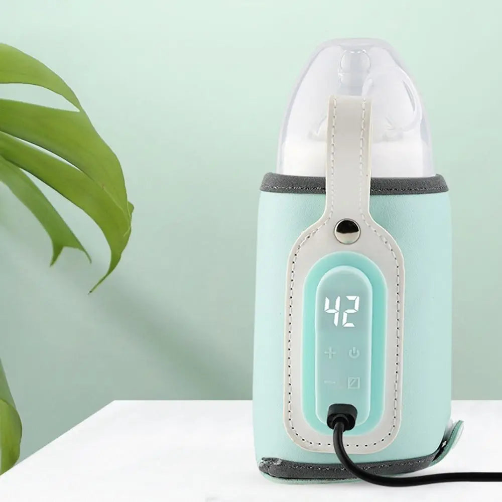 LED Display Portable Baby Bottle Warmer Temperature Adjust 24H