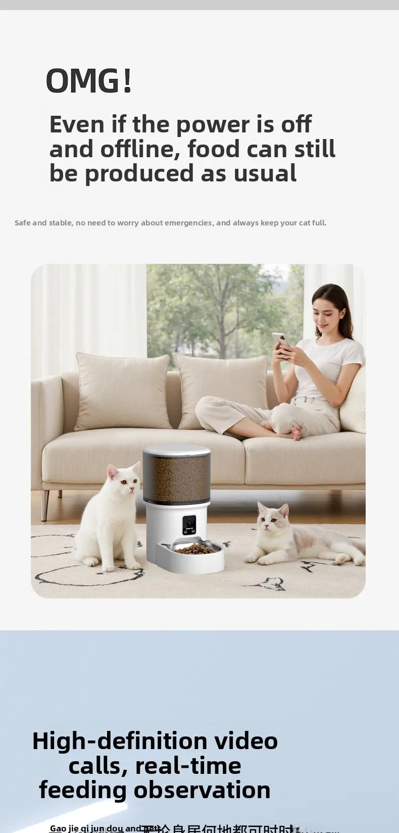 SmartVision 4L Video Pet Feeder