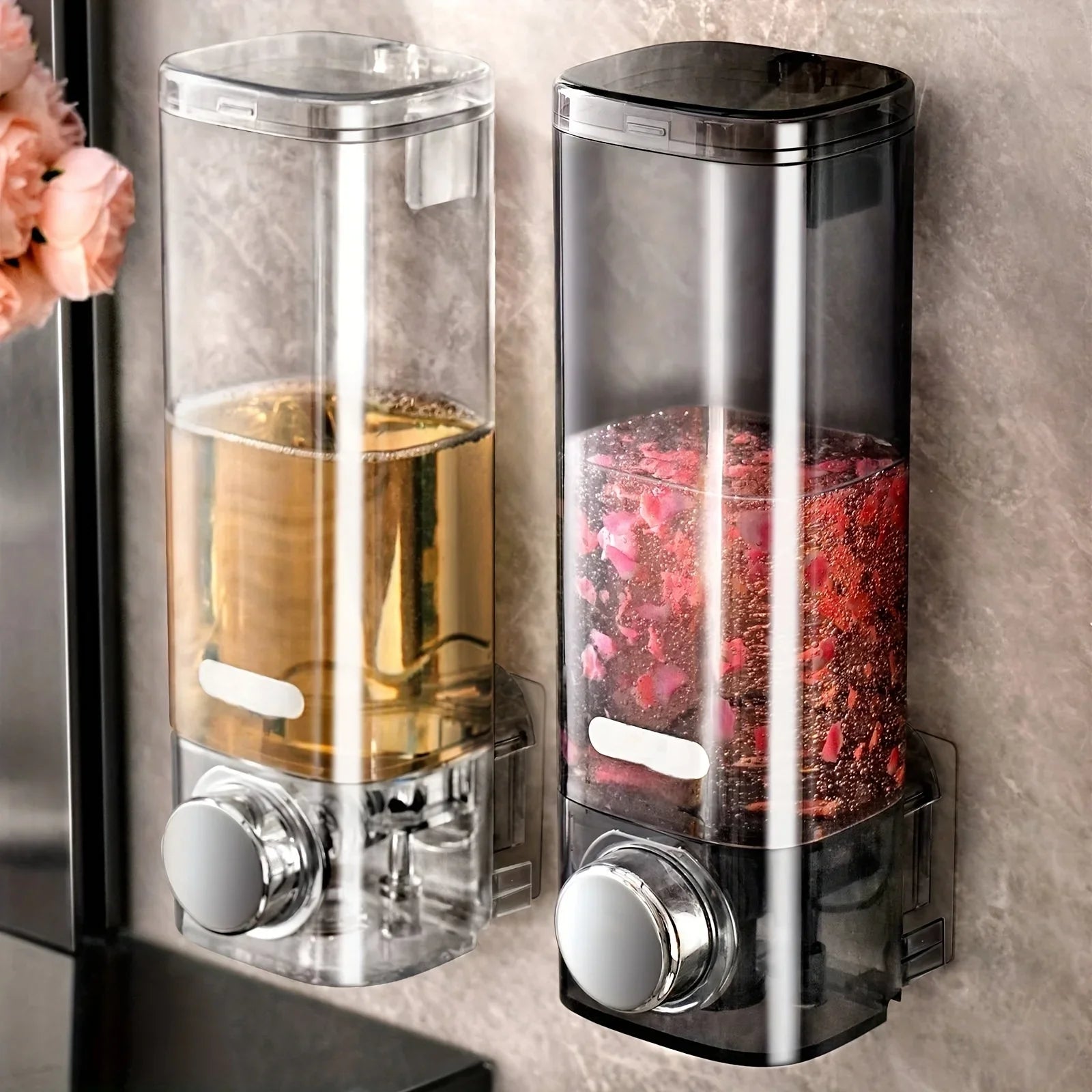 Wall Mounted Soap Dispenser with No Need for Drilling Installation
