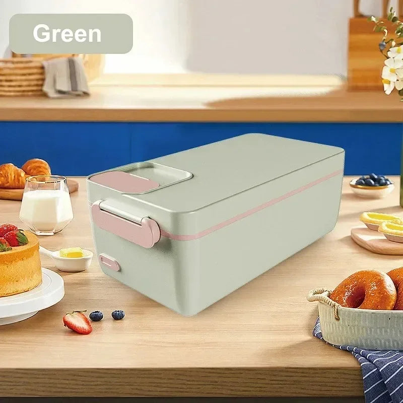 1L USB Electric Lunch Box Portable Heated Food Warmer
