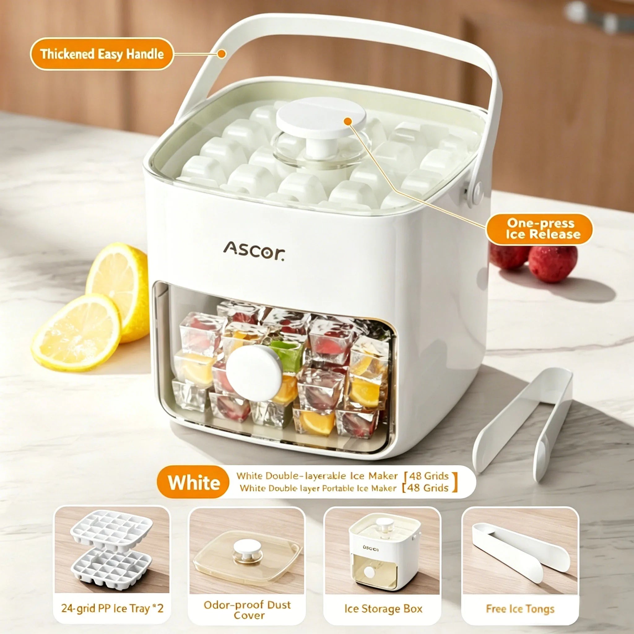 Double Layer Ice Cube Maker