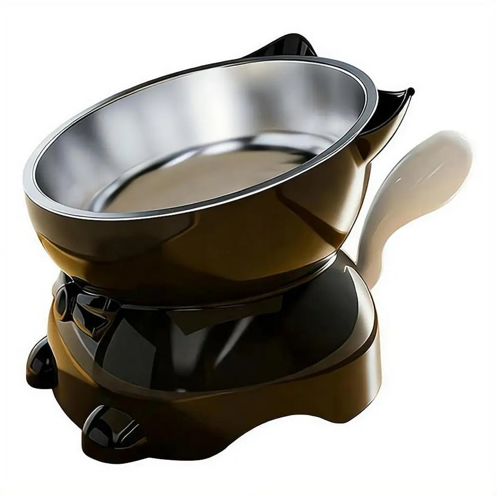CozyEat - Tilted Stainless Steel Bowl