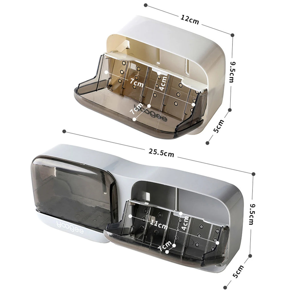 Wall Mounted Soap Holder Bathroom Self-Adhesive