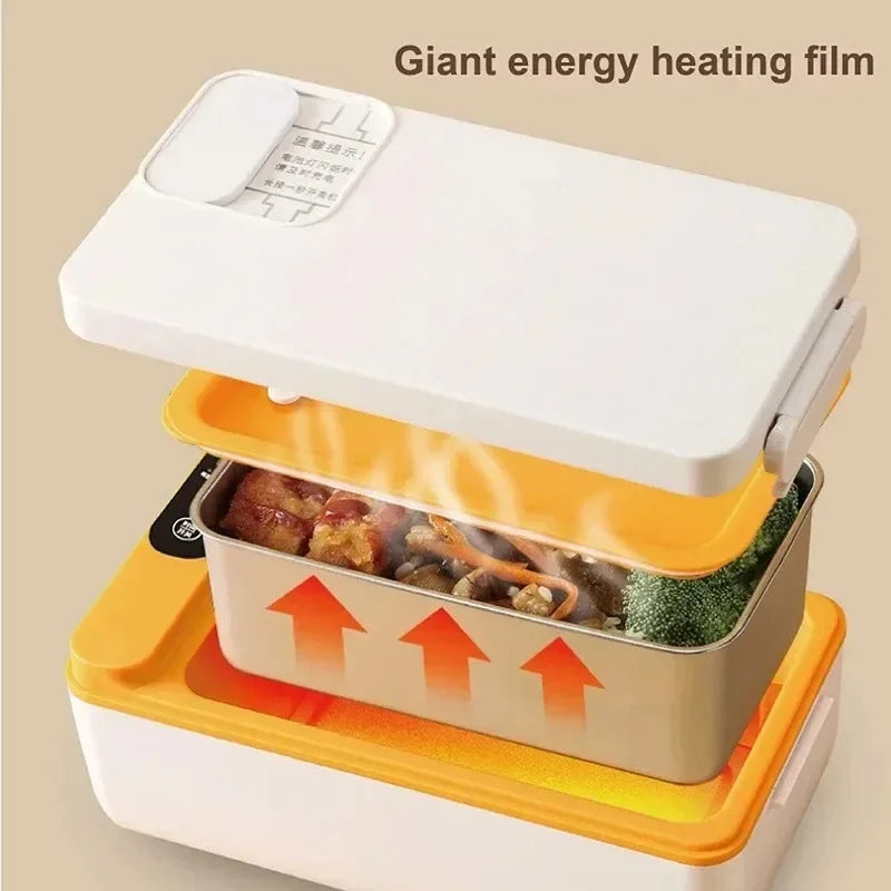 1L USB Electric Lunch Box Portable Heated Food Warmer