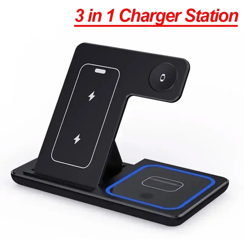 MagFlex - Foldable 3-in-1 Wireless Charger