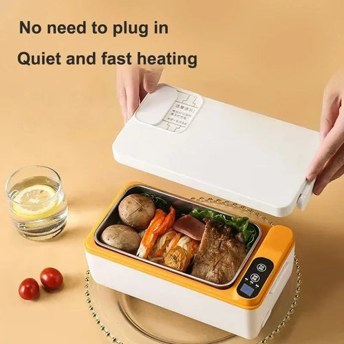 1L USB Electric Lunch Box Portable Heated Food Warmer