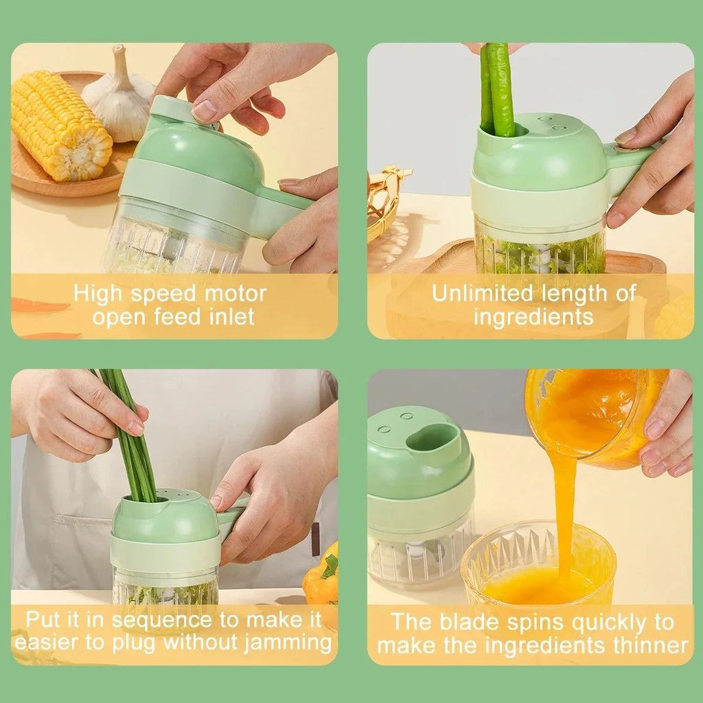 TurboSlice -4- in -1 Handheld Electric Slicer
