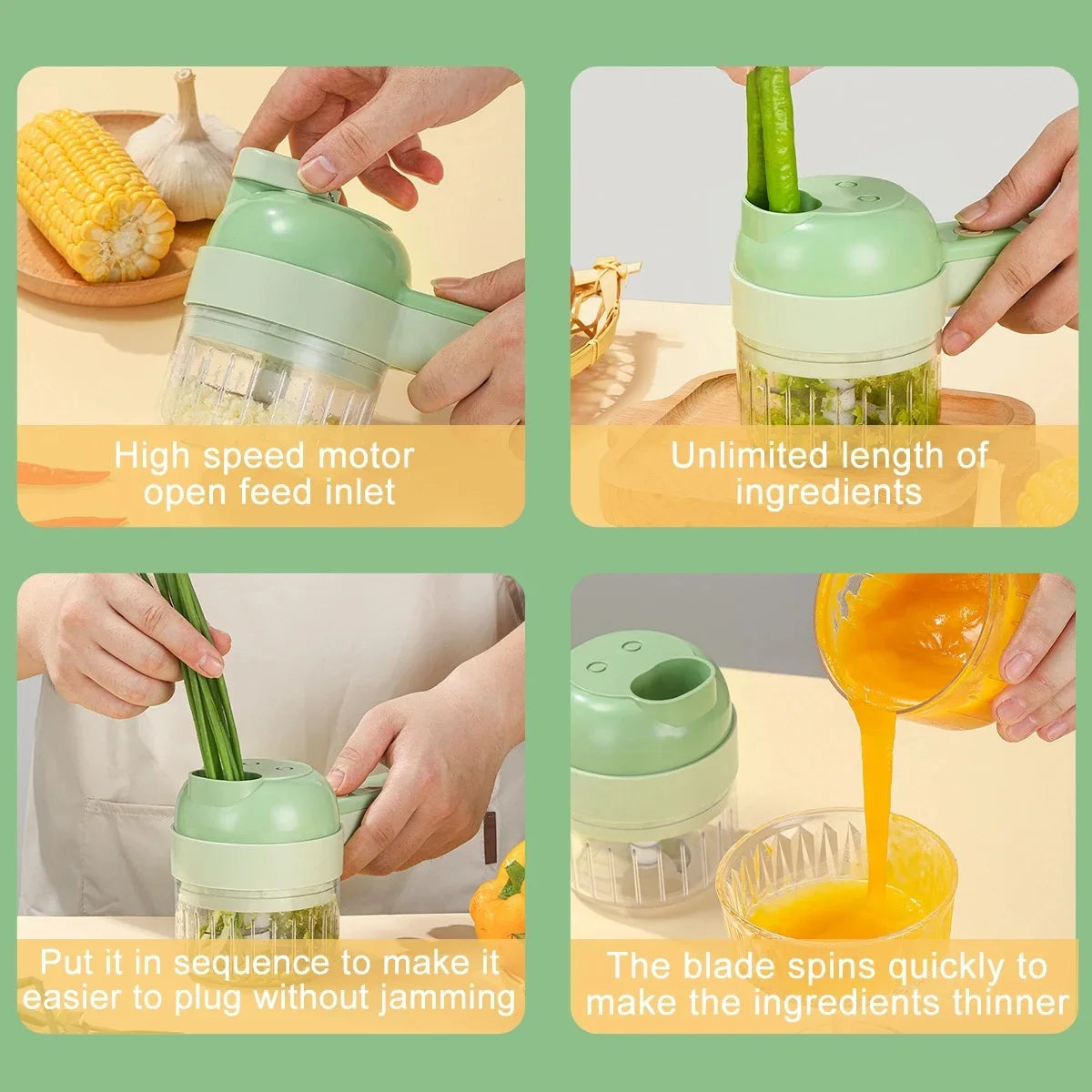 TurboSlice -4- in -1 Handheld Electric Slicer