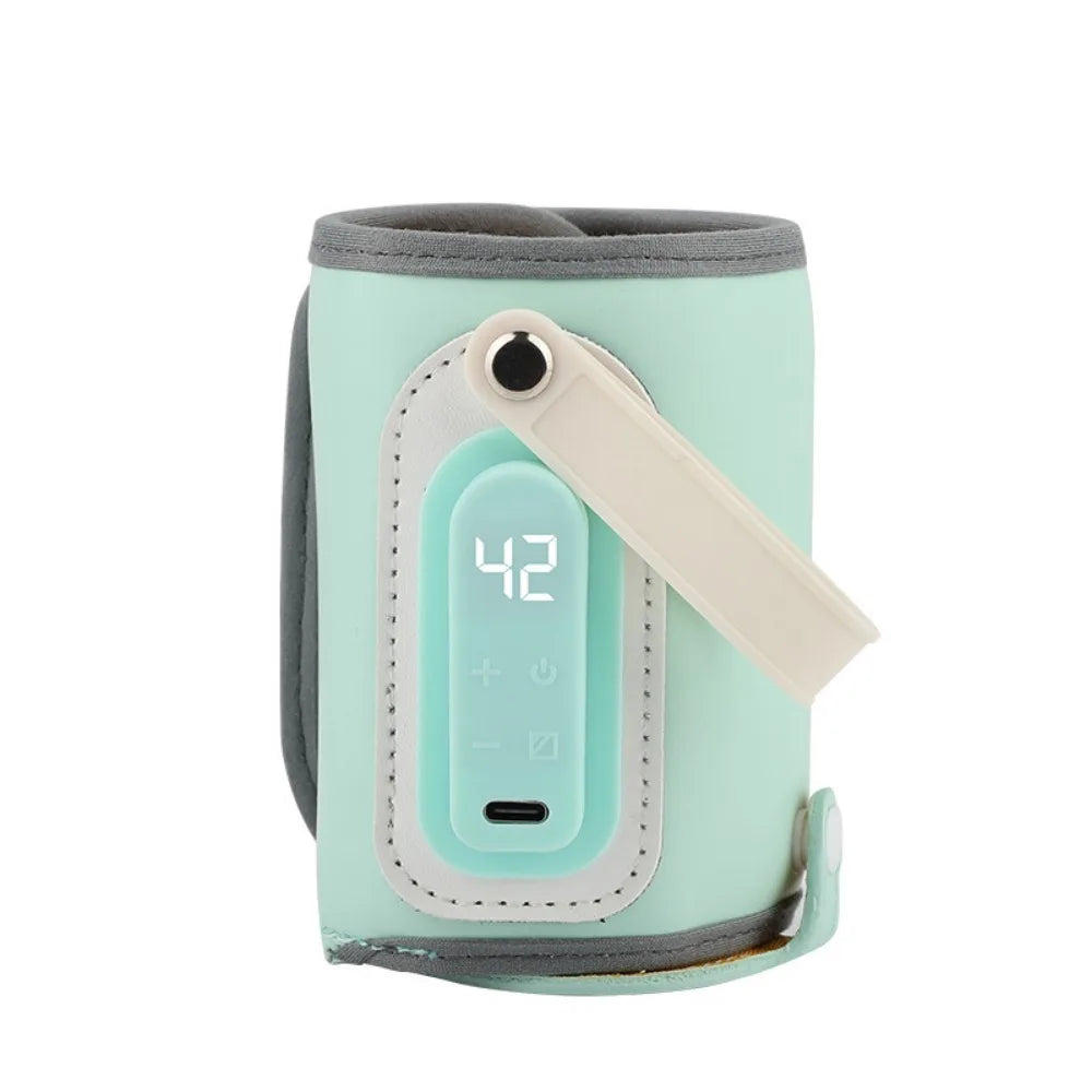 LED Display Portable Baby Bottle Warmer Temperature Adjust 24H