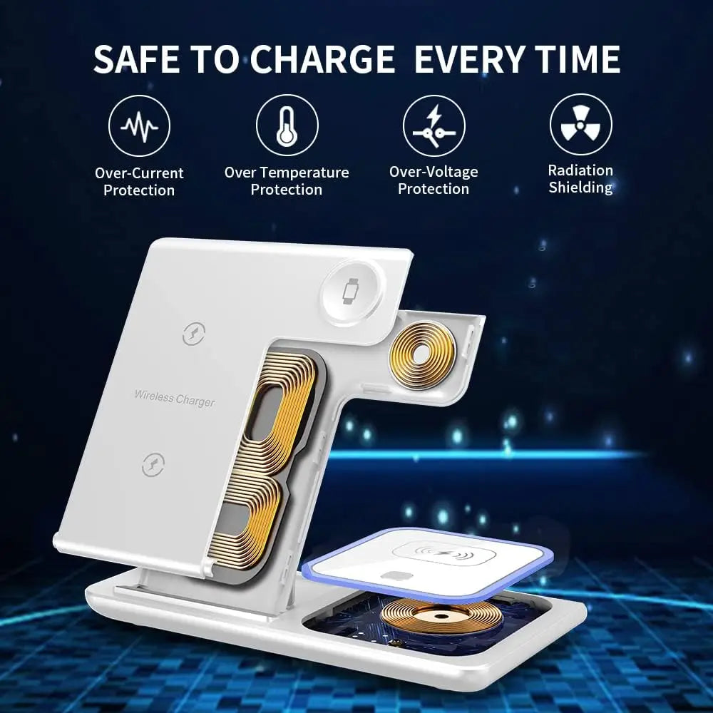 TriCharge-3in-1  Folding Wireless Station