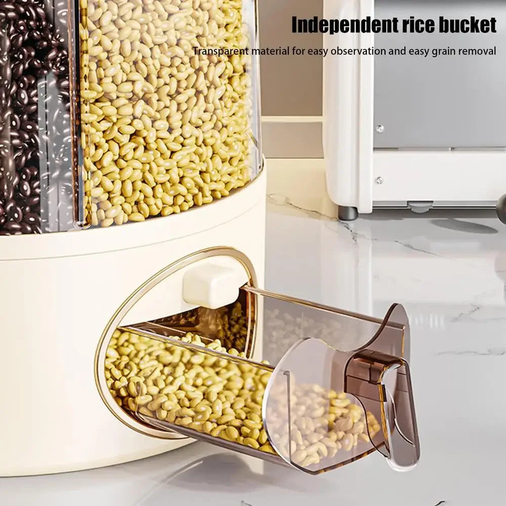 RotaryGrain -6- Grid Rice & Cereal Despenser