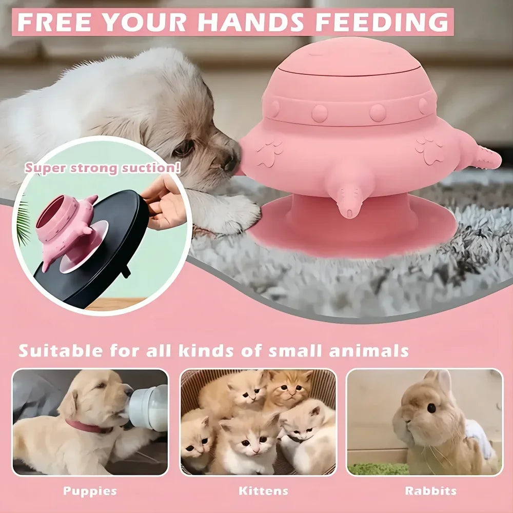 Silicone Multi-Breast Puppy Feeder