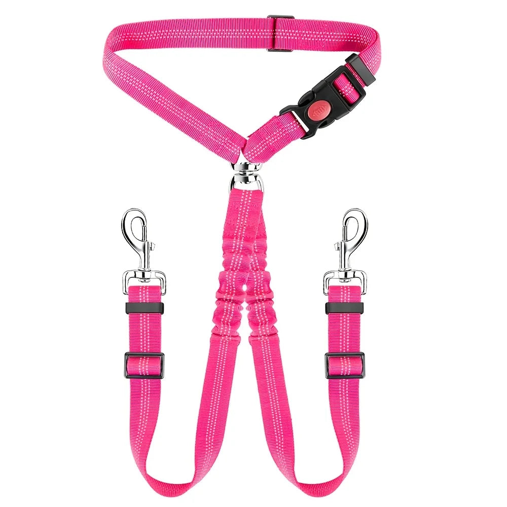 BungeeDrive - 2-in1 Elastic Pet Seatbealt