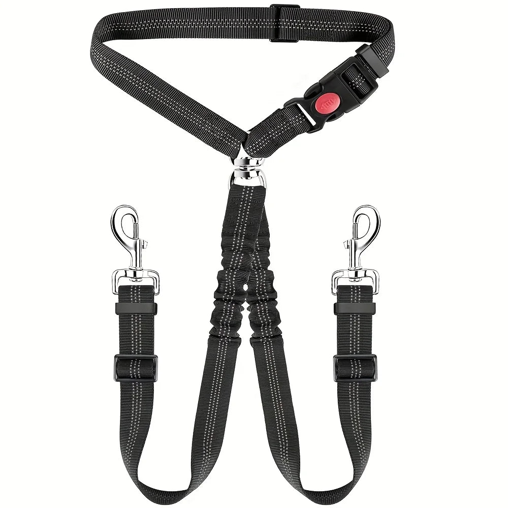 BungeeDrive - 2-in1 Elastic Pet Seatbealt