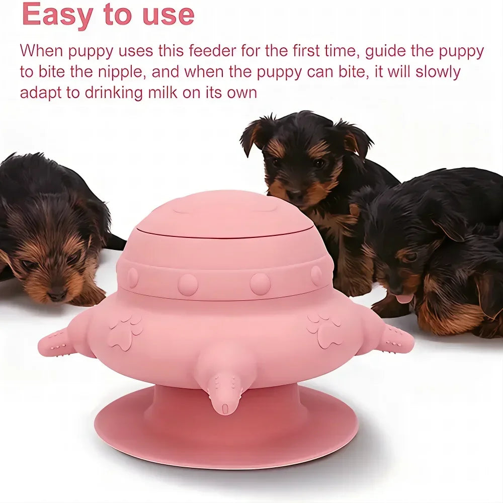 Silicone Multi-Breast Puppy Feeder