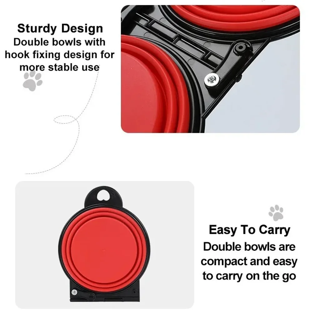 Twin Bowl - Collapsible Travel Pet Bowl