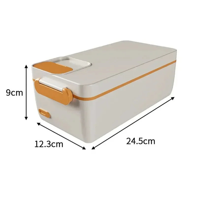 1L USB Electric Lunch Box Portable Heated Food Warmer