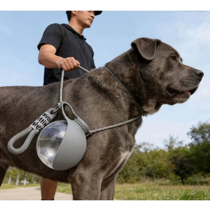 Portable 2-in-1 Water Bottle for Dogs Hydratation