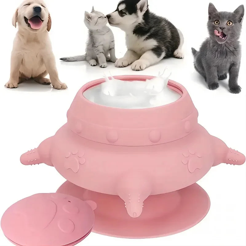 Silicone Multi-Breast Puppy Feeder