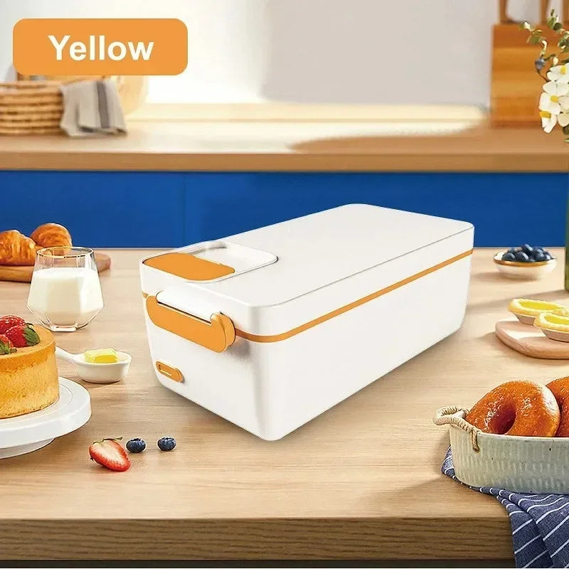 1L USB Electric Lunch Box Portable Heated Food Warmer
