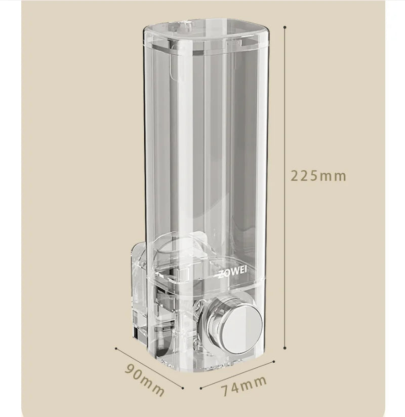 Wall Mounted Soap Dispenser with No Need for Drilling Installation