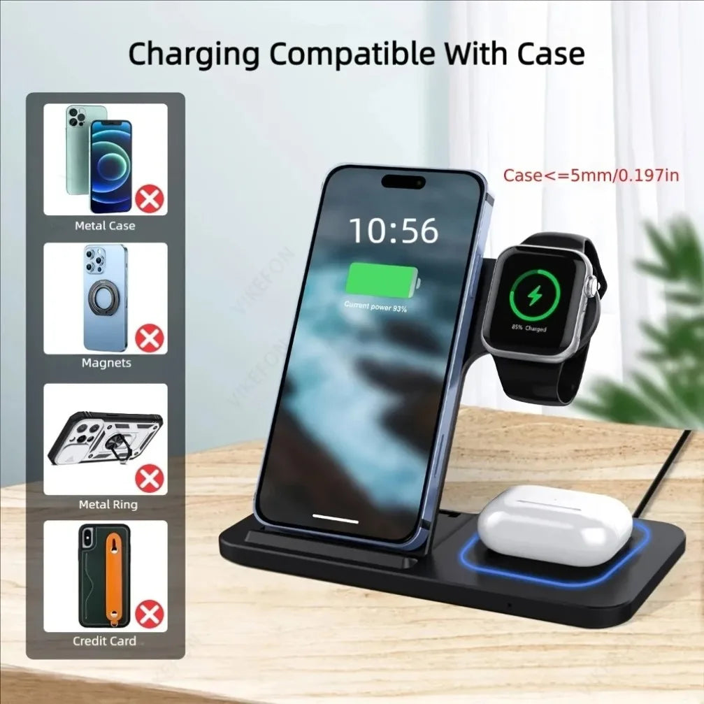 MagFlex - Foldable 3-in-1 Wireless Charger