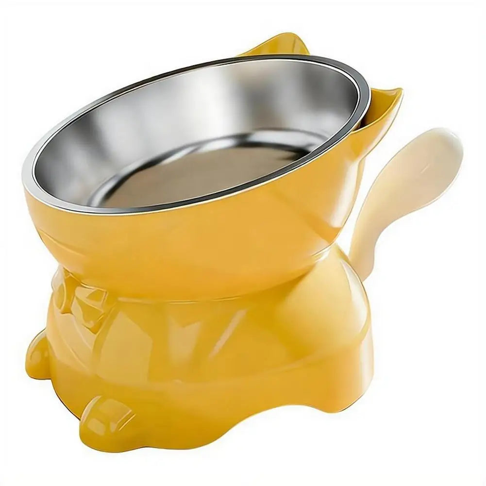 CozyEat - Tilted Stainless Steel Bowl