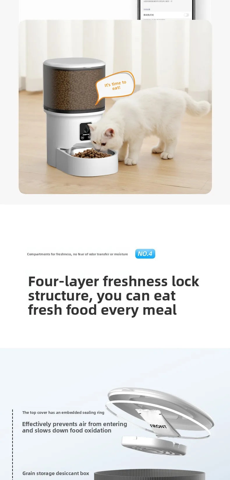 SmartVision 4L Video Pet Feeder