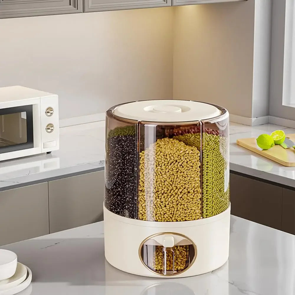 RotaryGrain -6- Grid Rice & Cereal Despenser
