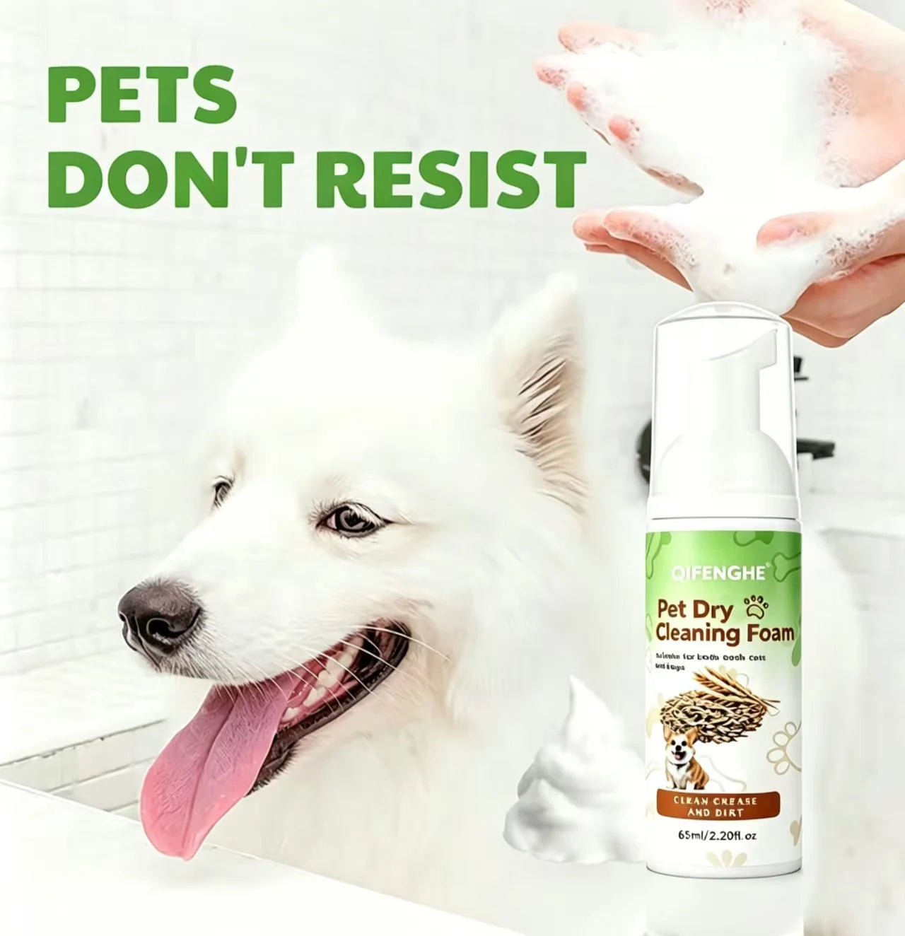 EcoFoam- Waterless Pet Dry Shampoo