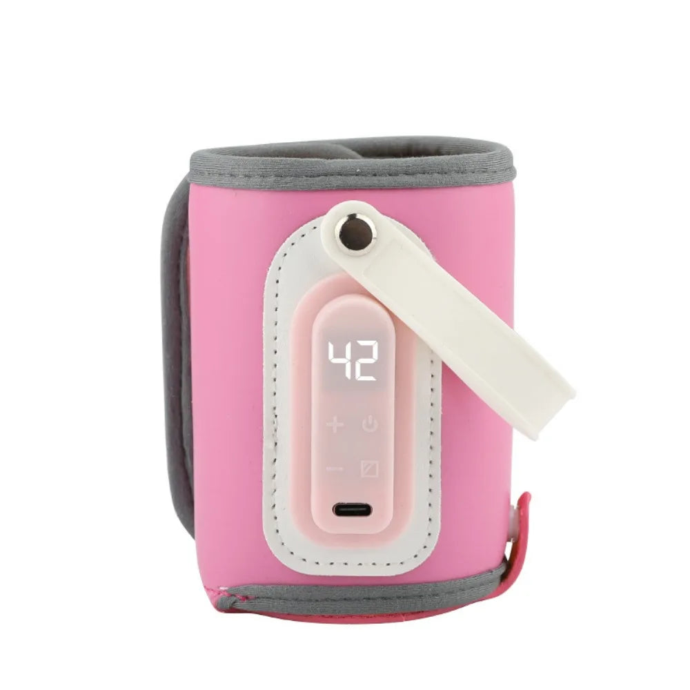 LED Display Portable Baby Bottle Warmer Temperature Adjust 24H