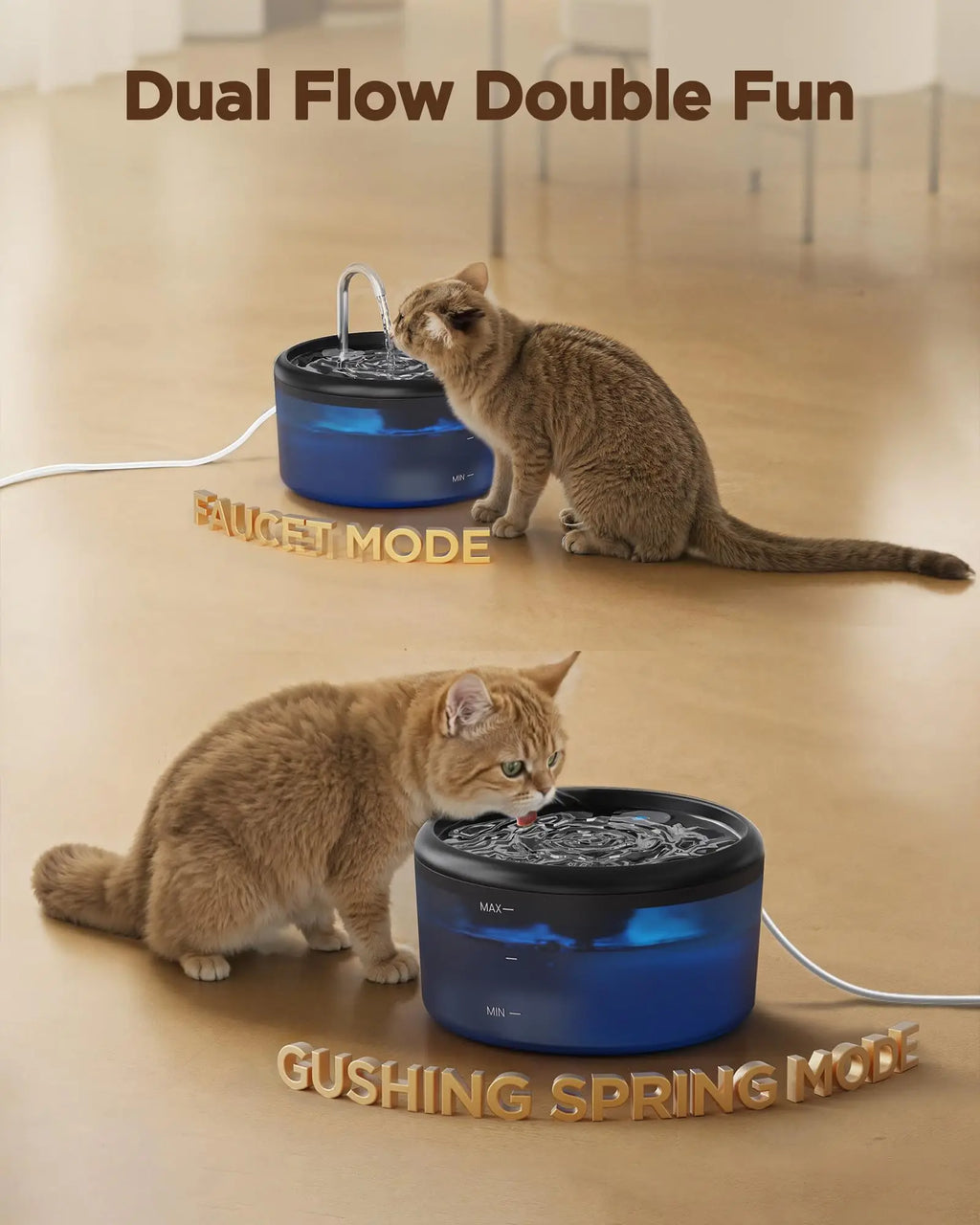 Automatic  Pet Water Fountain: 2.4L