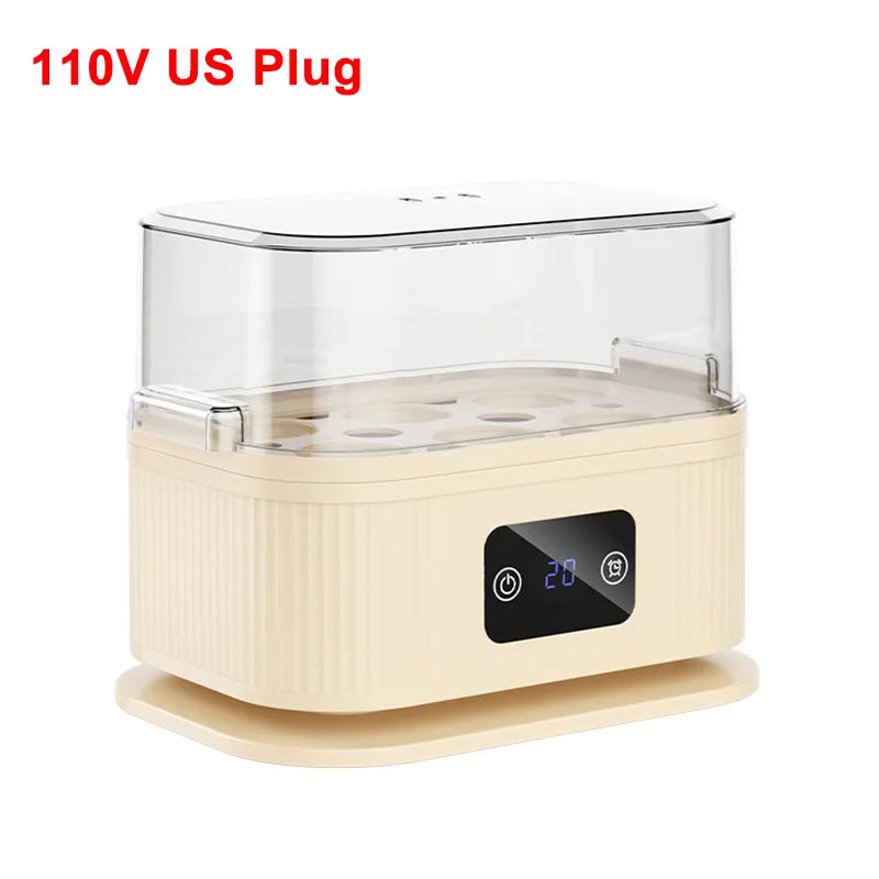 Electric Egg Boiler Mini Egg Cooker With Timer Auto-Shut Off