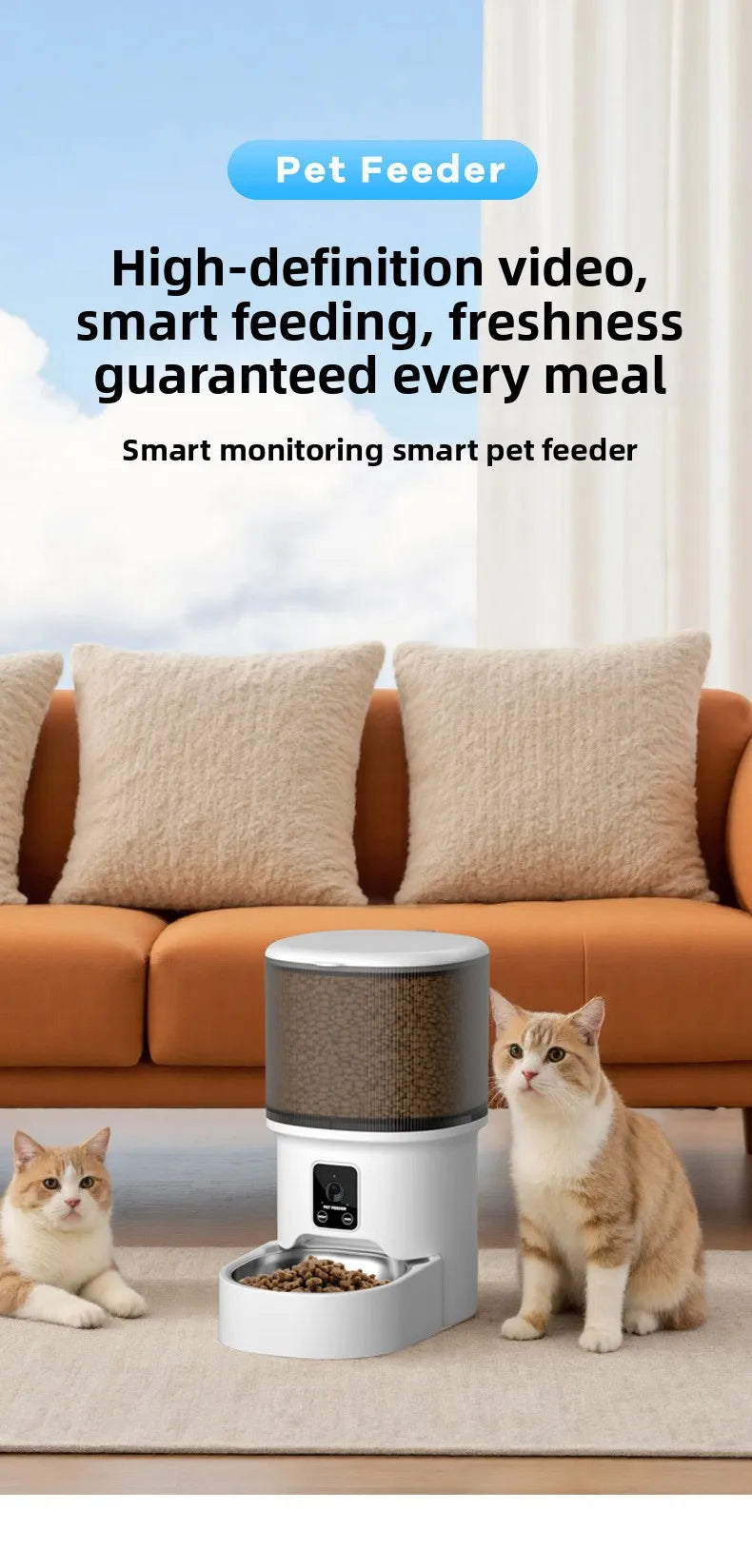SmartVision 4L Video Pet Feeder