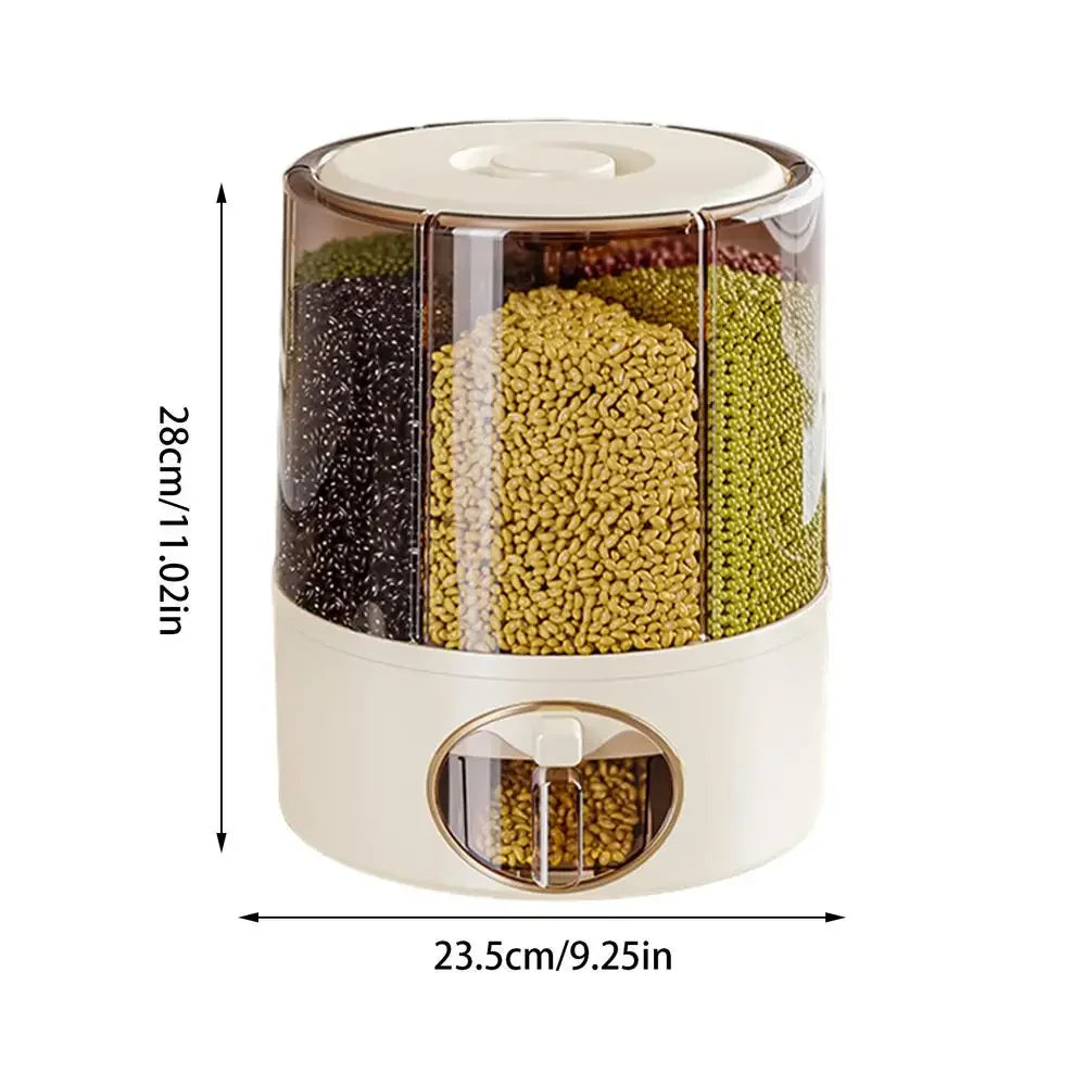 RotaryGrain -6- Grid Rice & Cereal Despenser