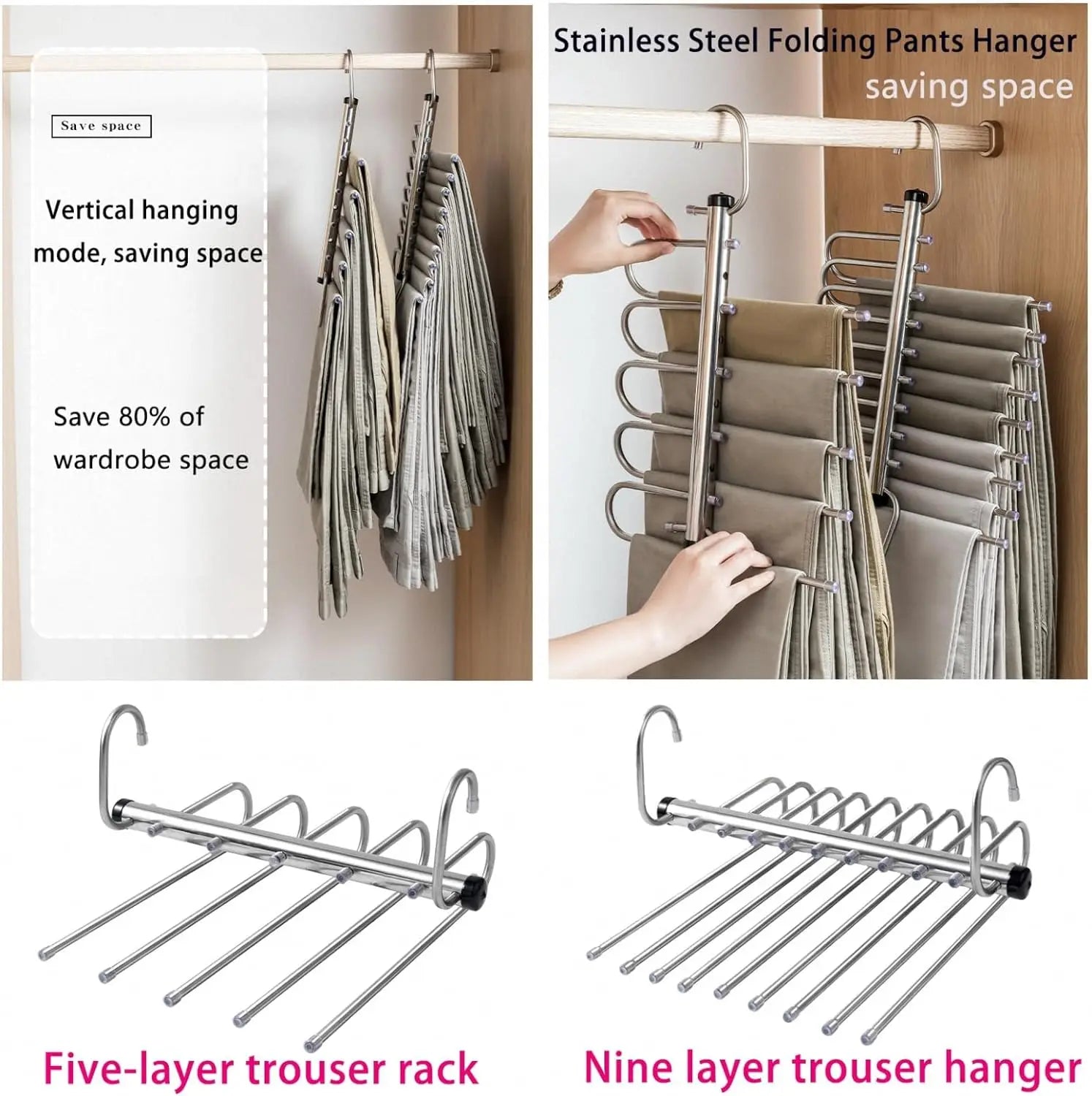SpaceFold -9- in -1 Magic Clothes Hanger