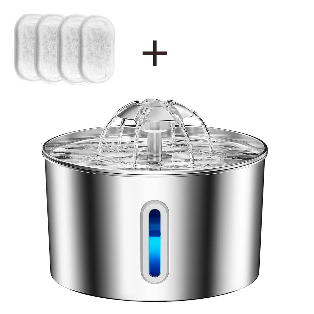 Premium Stainless Steel Pet Fountain