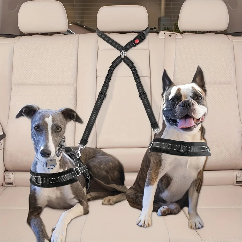 BungeeDrive - 2-in1 Elastic Pet Seatbealt