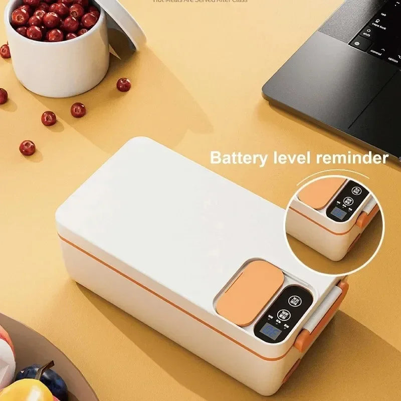 1L USB Electric Lunch Box Portable Heated Food Warmer