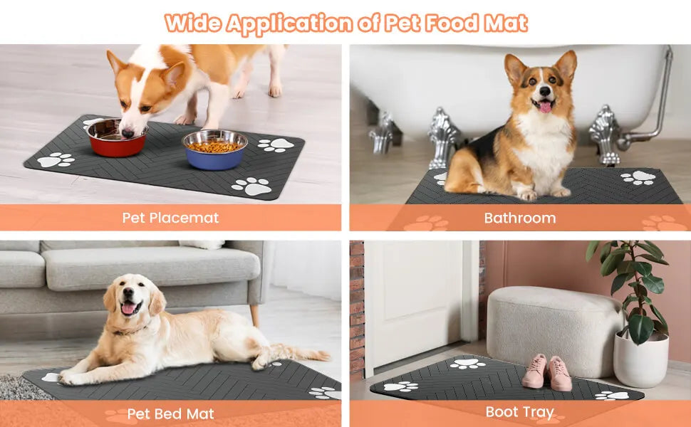 DryMat - Super - Absorbent Pet Feeding Mat