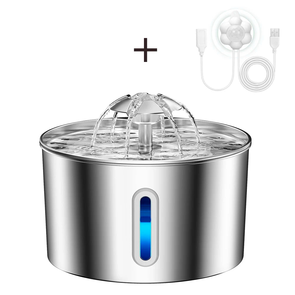 Premium Stainless Steel Pet Fountain