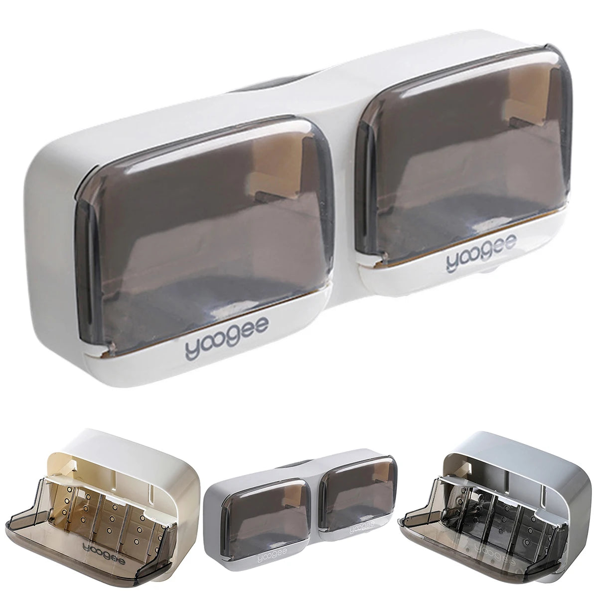 Wall Mounted Soap Holder Bathroom Self-Adhesive