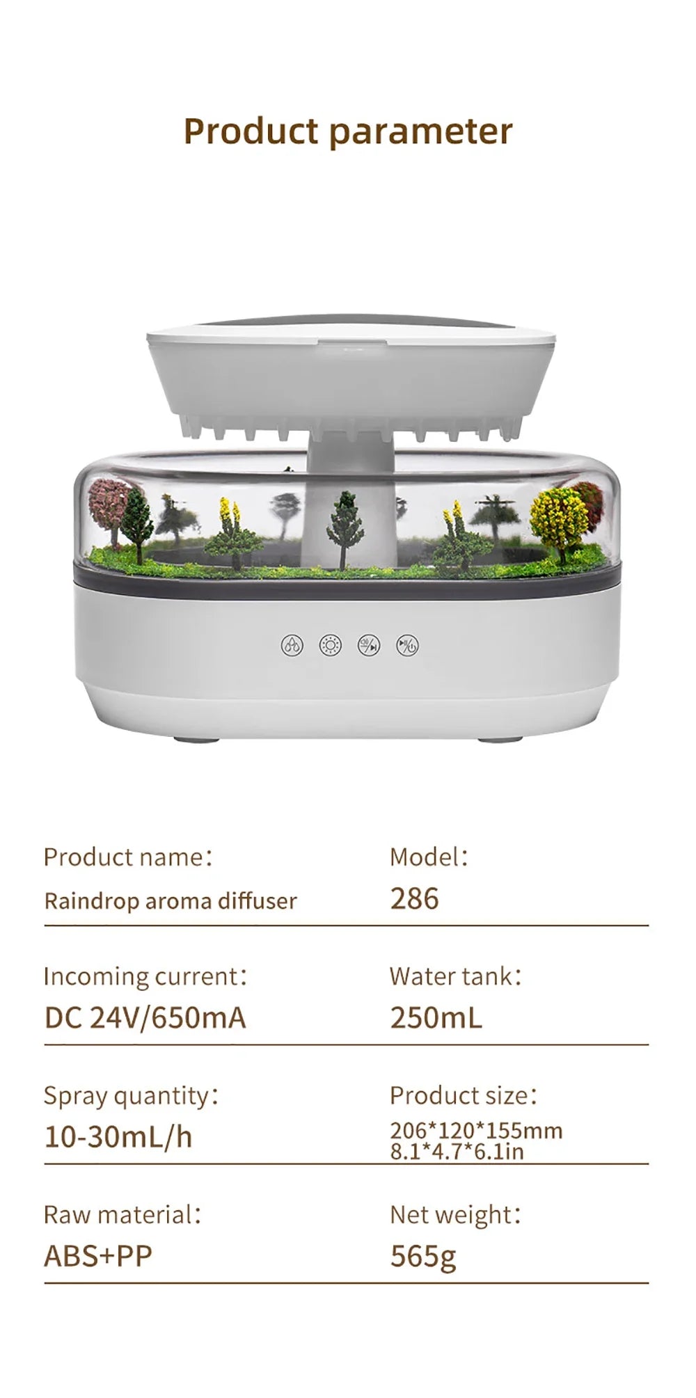 RainClaud - Smart Rain Drop Humidifier