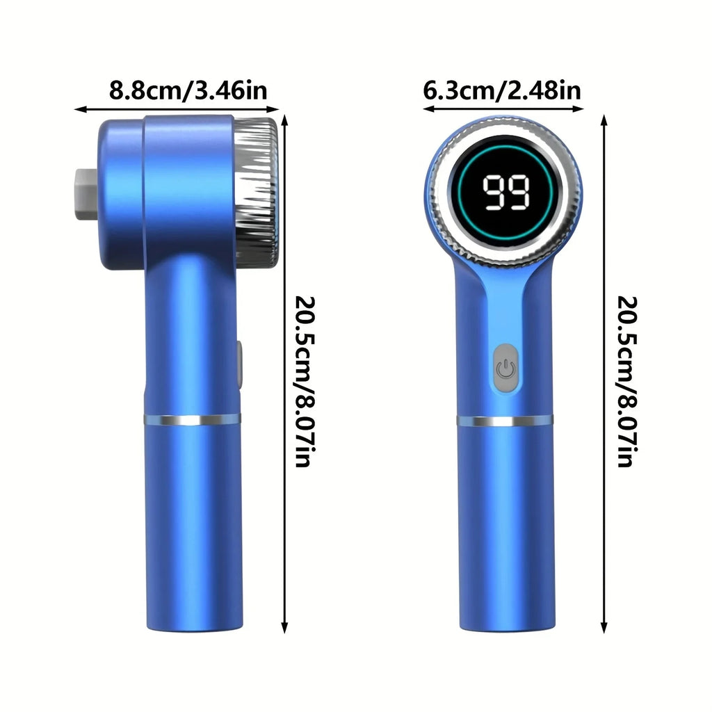 Electric Spin Scrubber With 5 Replaceable Brush Head, Three-speeerd Adjustable Handheld Rechargeable