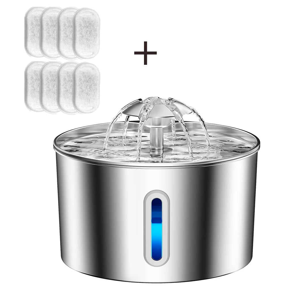 Premium Stainless Steel Pet Fountain