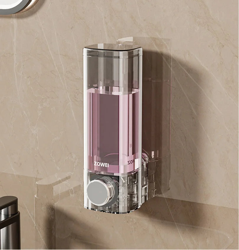 Wall Mounted Soap Dispenser with No Need for Drilling Installation